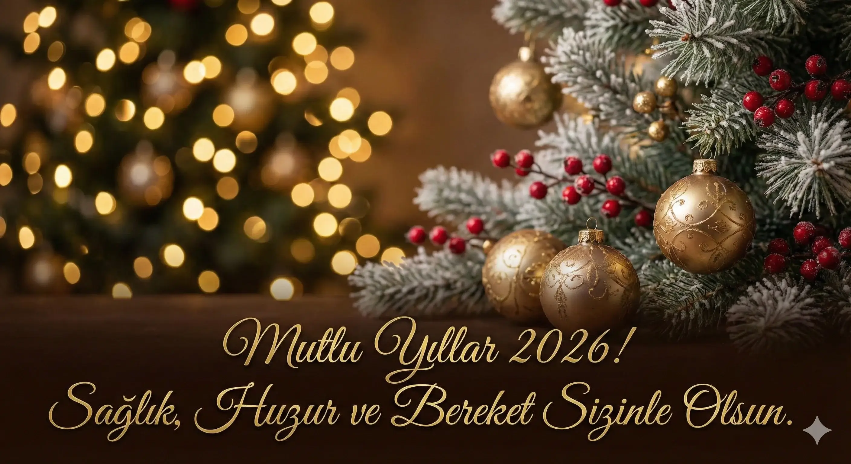 Aileye Resimli Yılbaşı Mesajı