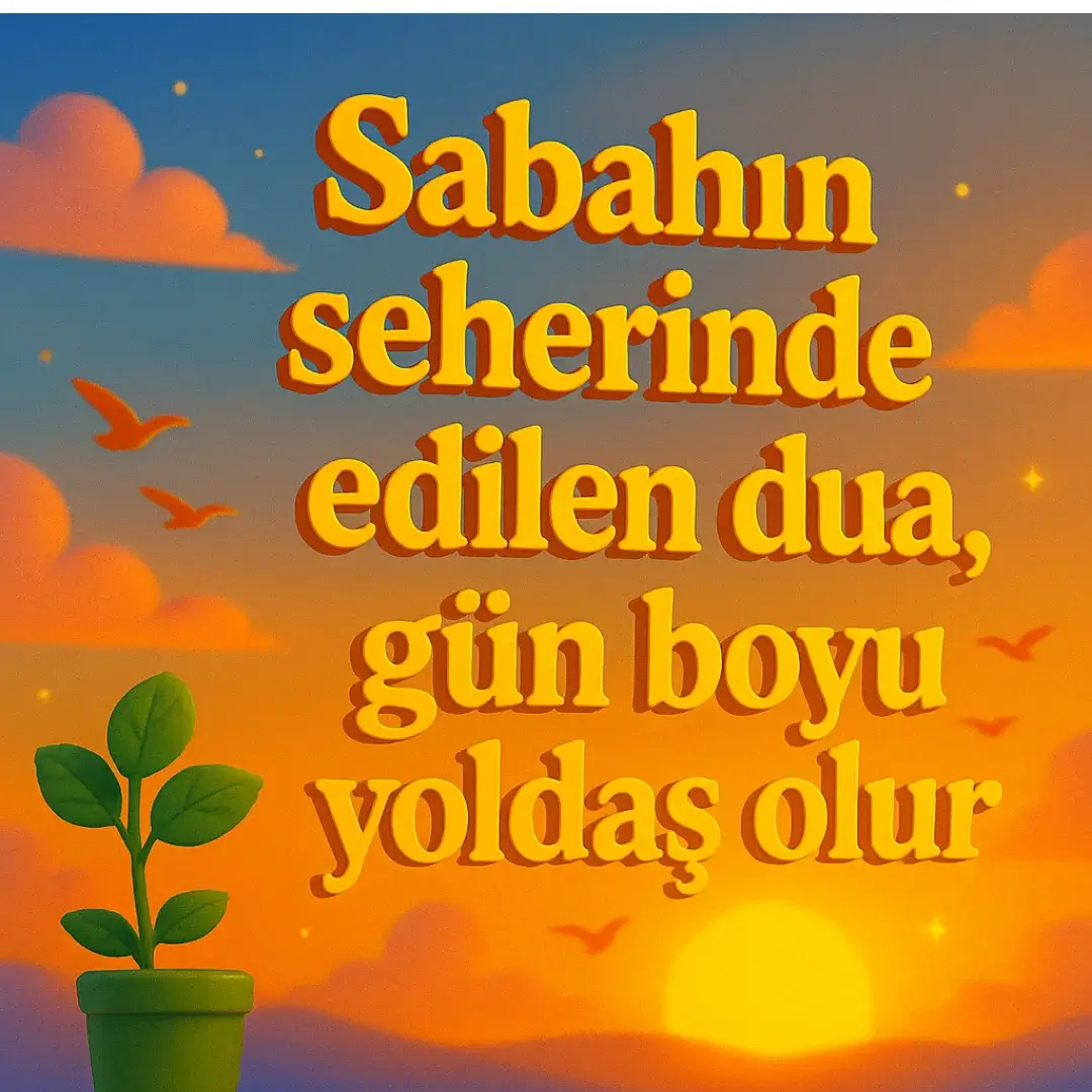 Resimli Dini Günaydın Mesajları