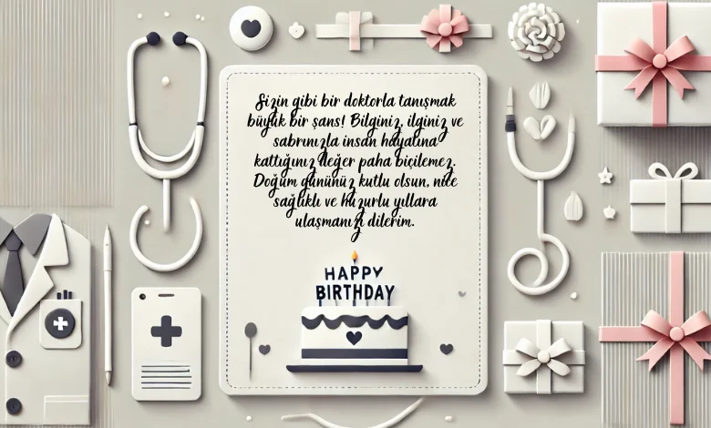 Doktora Doğum Günü Mesajı Resimli