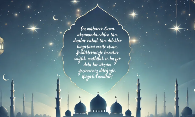 Resimli Cuma Akşamı Mesajı