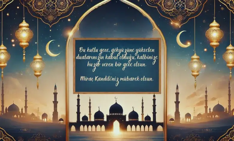 Resimli Miraç Kandili Mesajları