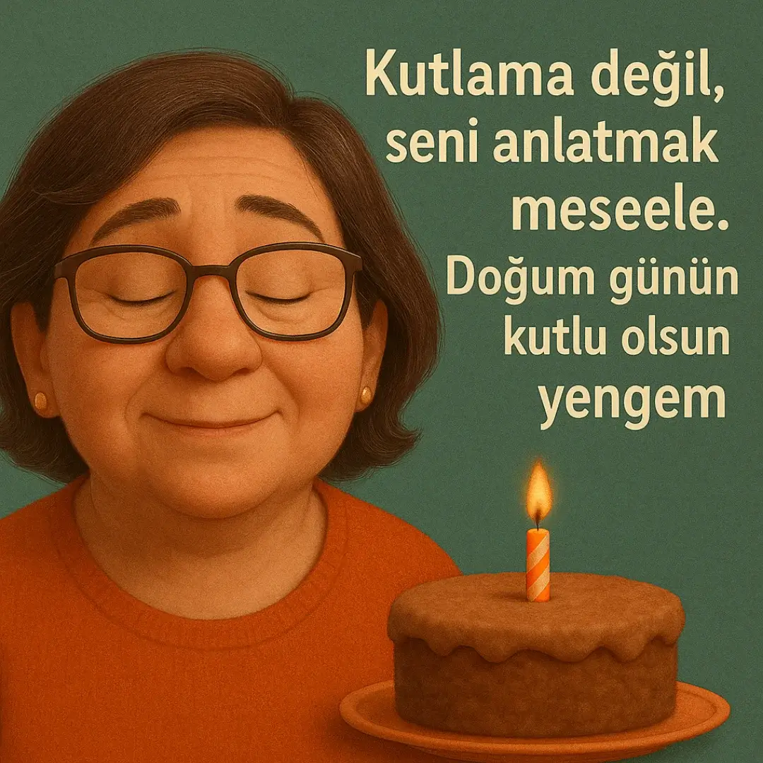 Resimli Yengeye Doğum Günü Mesajları