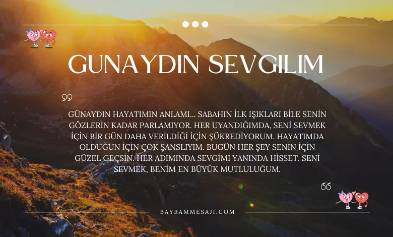 Sevgiliye Günaydın Mesajı